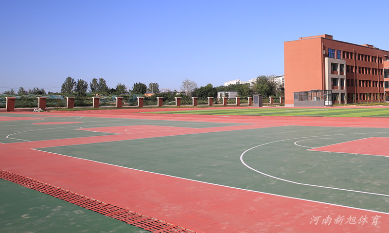 學校硅pu籃球場場地