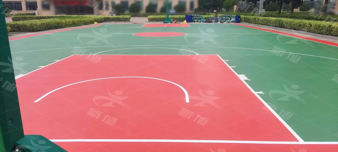 硅pu球場完工