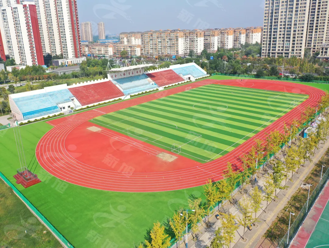 新旭體育開封大學混合型塑膠跑道